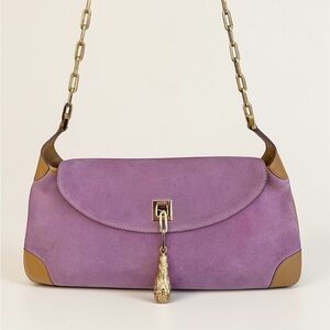Gucci Tom Ford Lilac Suede Mini Jackie Bag